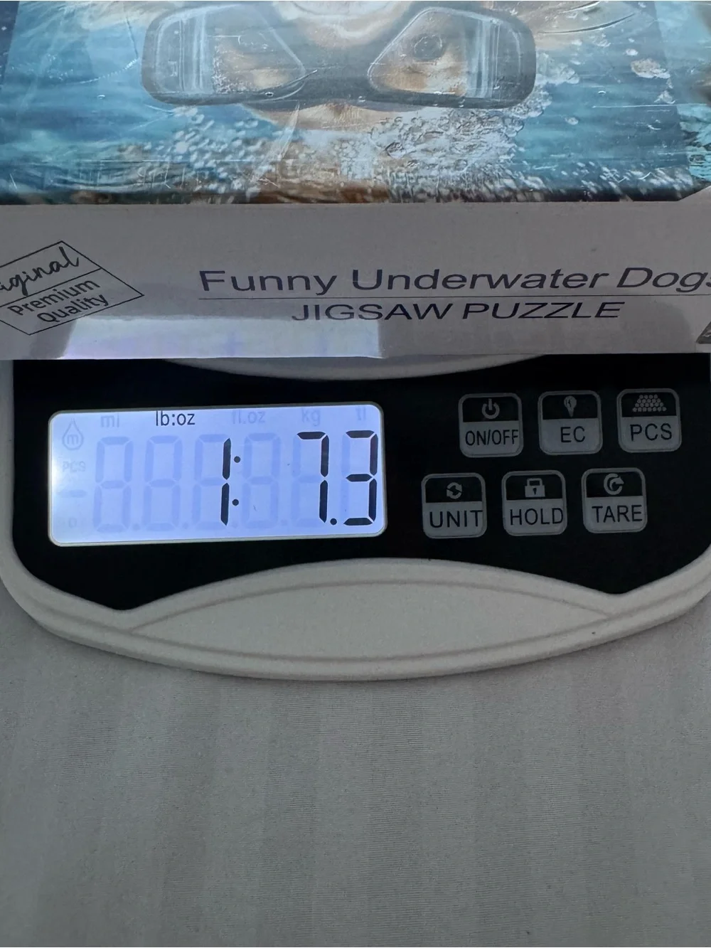 FUNNY UNDERWATER DOGS Jigsaw Puzzle 1000 Pieces Swimming Miniwan 70cmx50cm